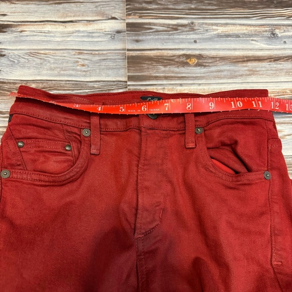 Citizens of Humanity Rocket Slick Coated High Rise Skinny Jeans Red Sz 26 - Picture 13 of 15